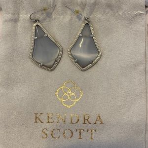 Kendra Scott Silver Drop Earrings